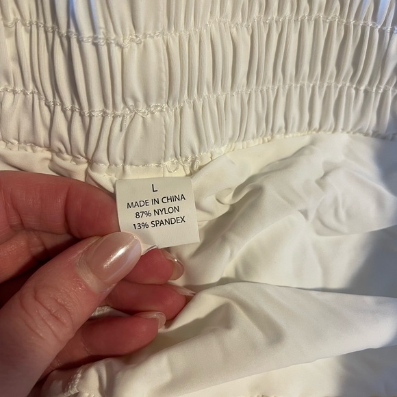 White Athletic Shorts - Picture 4 of 7